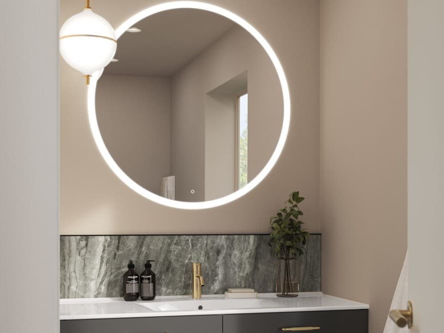 Kylpyhuoneen peilien valot tuovat tunnelmaa kylpyhuoneeseen Kylpyhuoneen peilien valot tuovat tunnelmaa kylpyhuoneeseen