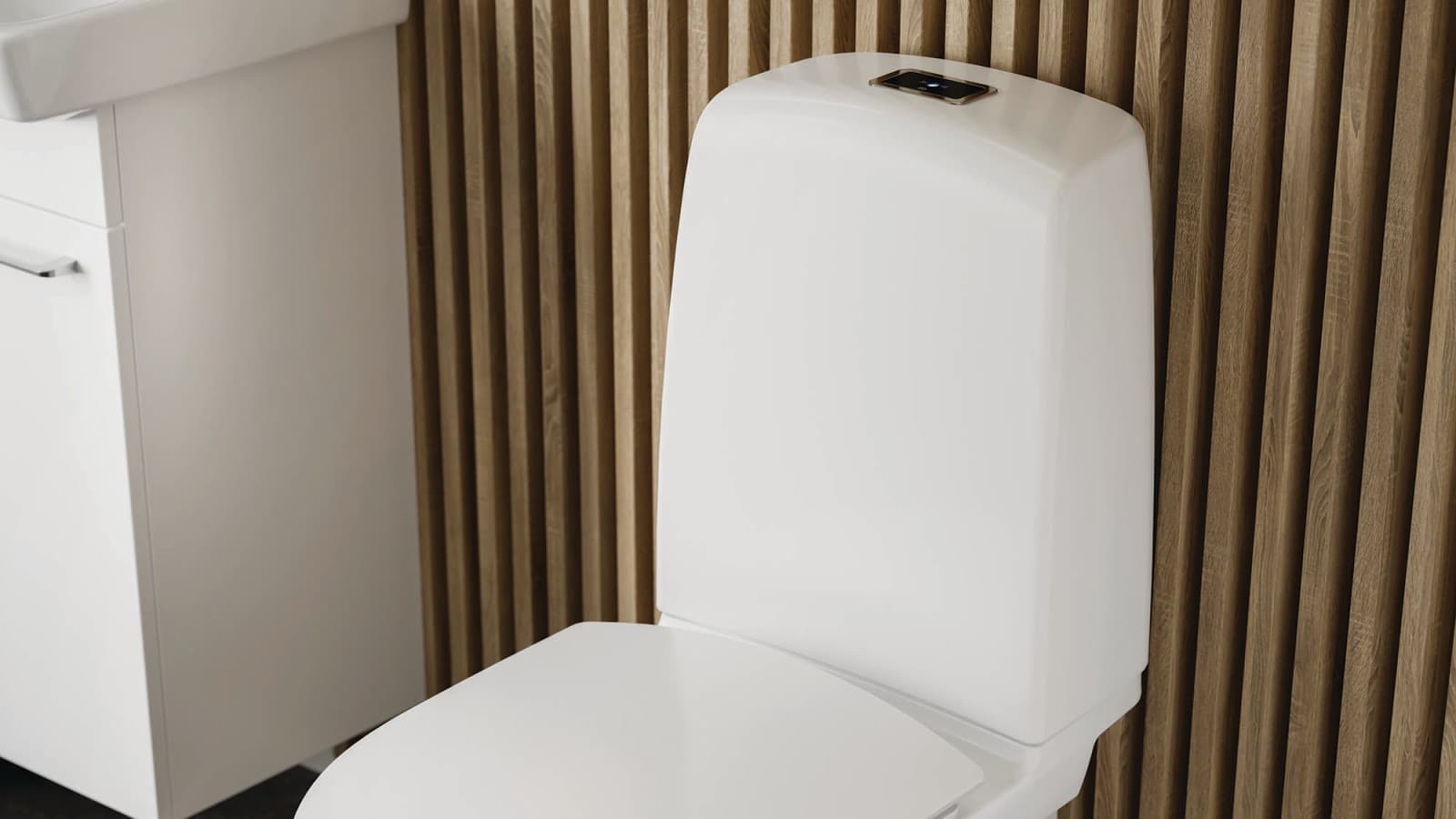 Iso ja pieni huuhtelu - IDOn wc-istuimissa on molemmat vaihtoehdot Iso ja pieni huuhtelu - IDOn wc-istuimissa on molemmat vaihtoehdot